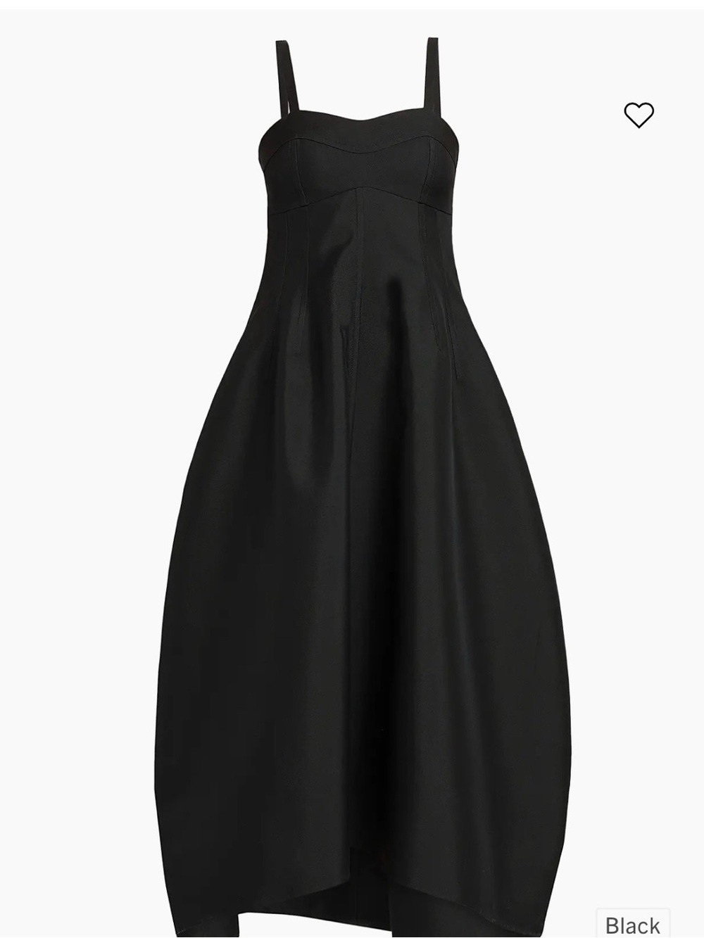 Jil Sander Bustier Midi-Dress Formal Wedding Prom Gown Size 4 (EU38)